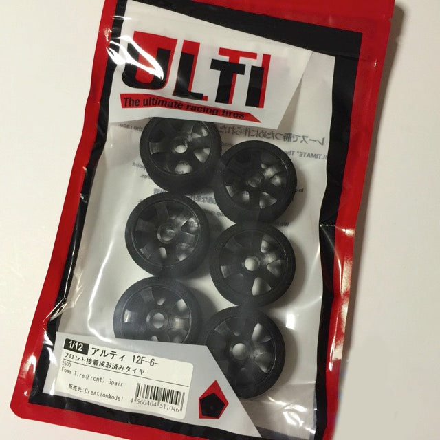 ULTI 1:12th On Road J-HARD Front Asphalt  (3 Pairs)