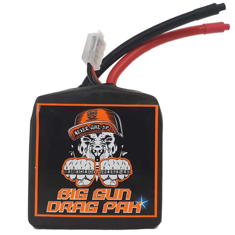 “THE BIG GUN PAK” 8800mAh 2S 4P 7AWG 400C by KNUCKLE UP