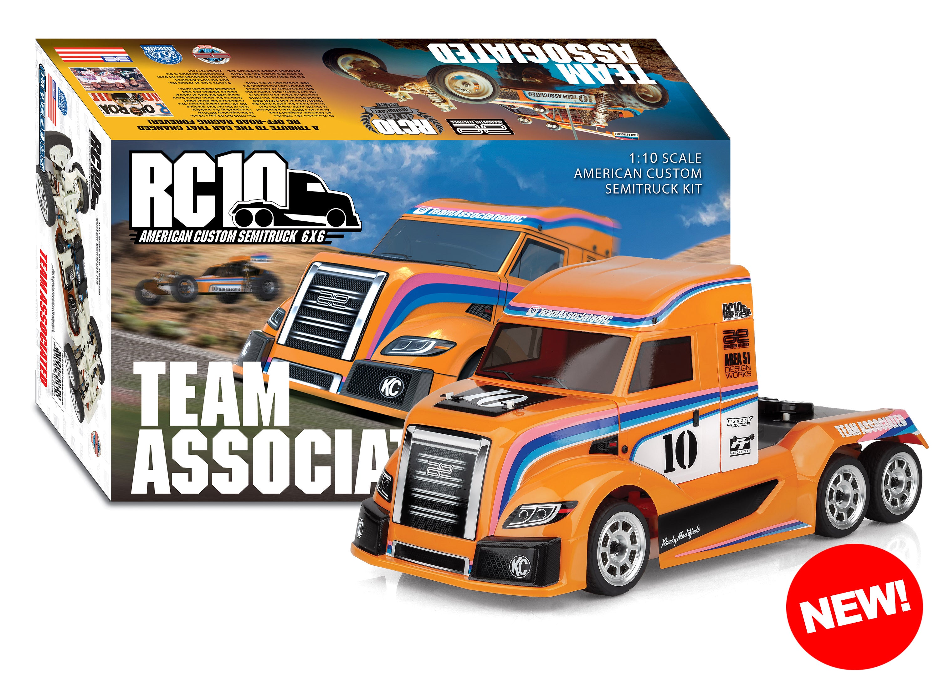 RC10 American Custom Semitruck 6x6