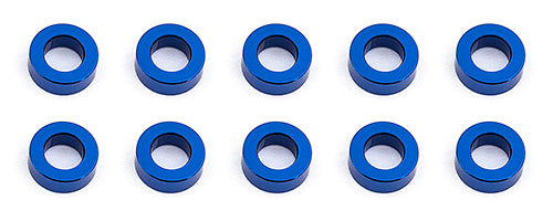Ballstud Washers, 5.5x3.0x2.0 mm, blue aluminum