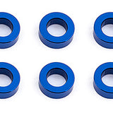 Ballstud Washers, 5.5x3.0x2.0 mm, blue aluminum
