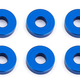 Team Associated Bulkhead Washers, 7.8x2.0 mm, blue aluminum (ASS31386) - Speedy RC