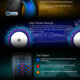 JETKO J-ONE 1/8 Buggy Pre-Glued Tires (pair)