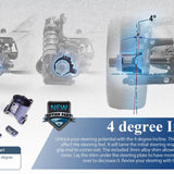 Sparko 7075 Aluminum Steering Block 4 Degree+Shim