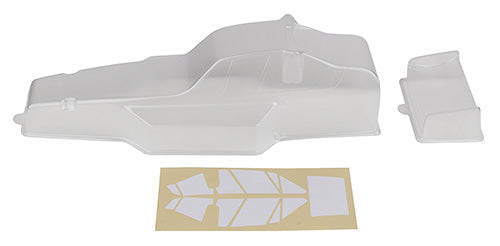 RC10 Protech Body and Wing, clear