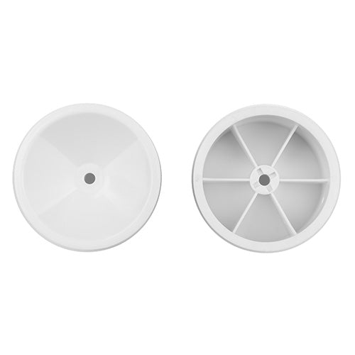 RC10 2.2 in Rear Wheels, 3/16 in, white