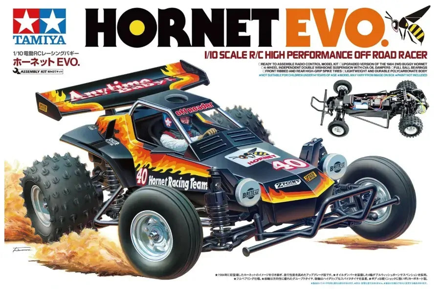 Tamiya 1/10 Hornet EVO 2WD RC Buggy Kit