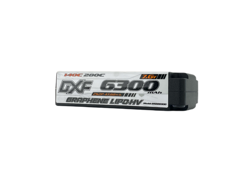 DXF 7.6V 6300mAh Platinum Shorty 140C HV LiPo