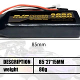 DXF POWER // GOLD SERIES 2600MAH RECEIVER PACK