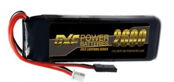 DXF POWER // GOLD SERIES 2600MAH RECEIVER PACK
