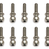 Heavy-duty Ballstuds, 10 mm, long neck