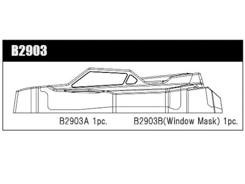 B2903 Body/Front Wing MSB1