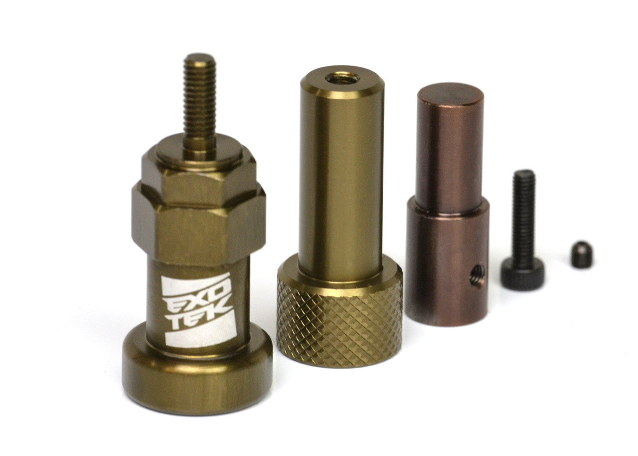 Exotek Tire Sander Arbor Set (14mm, 12mm, 10mm hex)