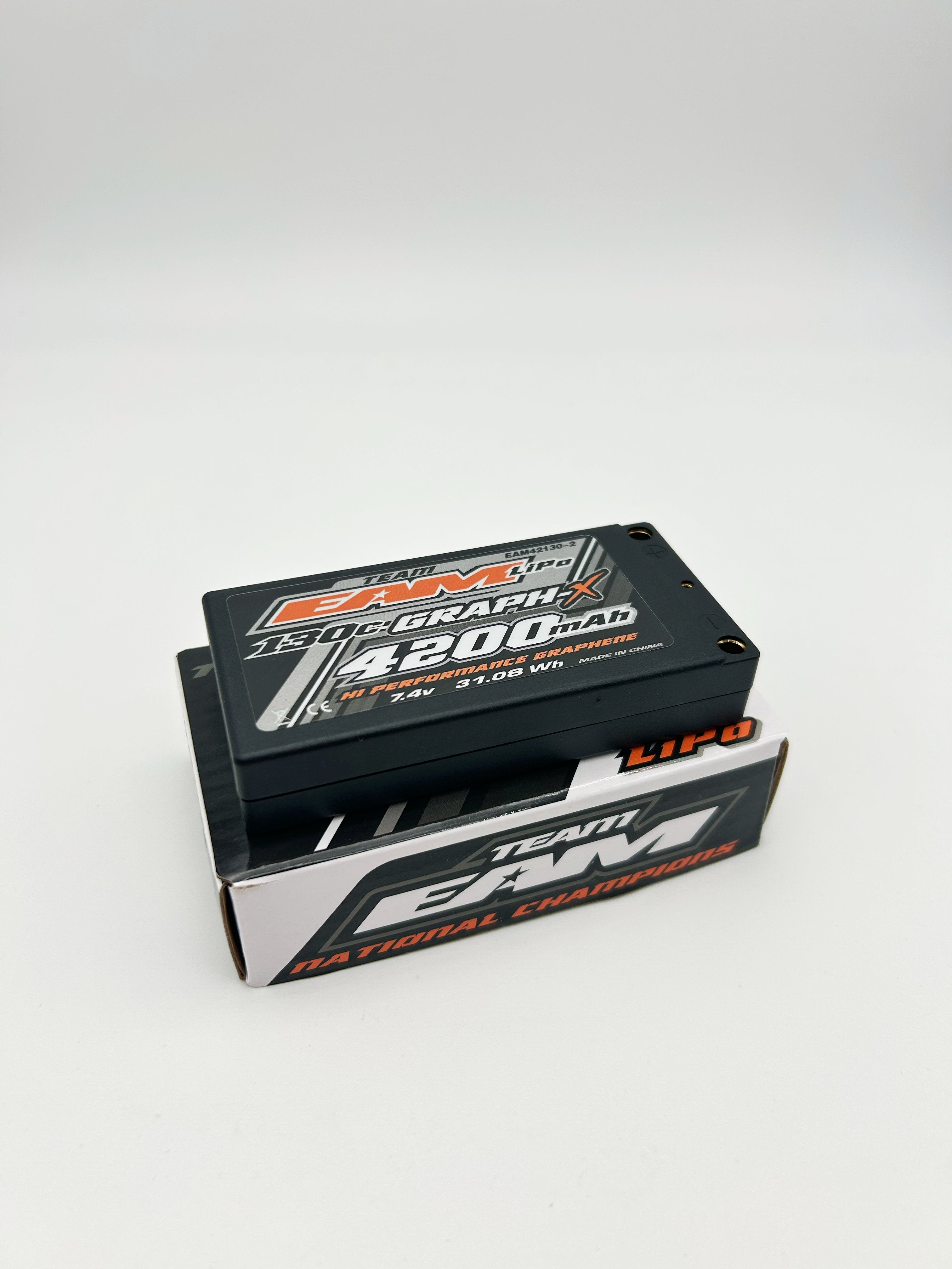 Team EAM 4200mah 130c ULCG Shorty Lipo 2S Battery