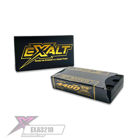 Exalt X-Rated 2S 120C LCG Hardcase "Drift"/Optional Shorty LiPo Battery (7.4V/4400mAh)