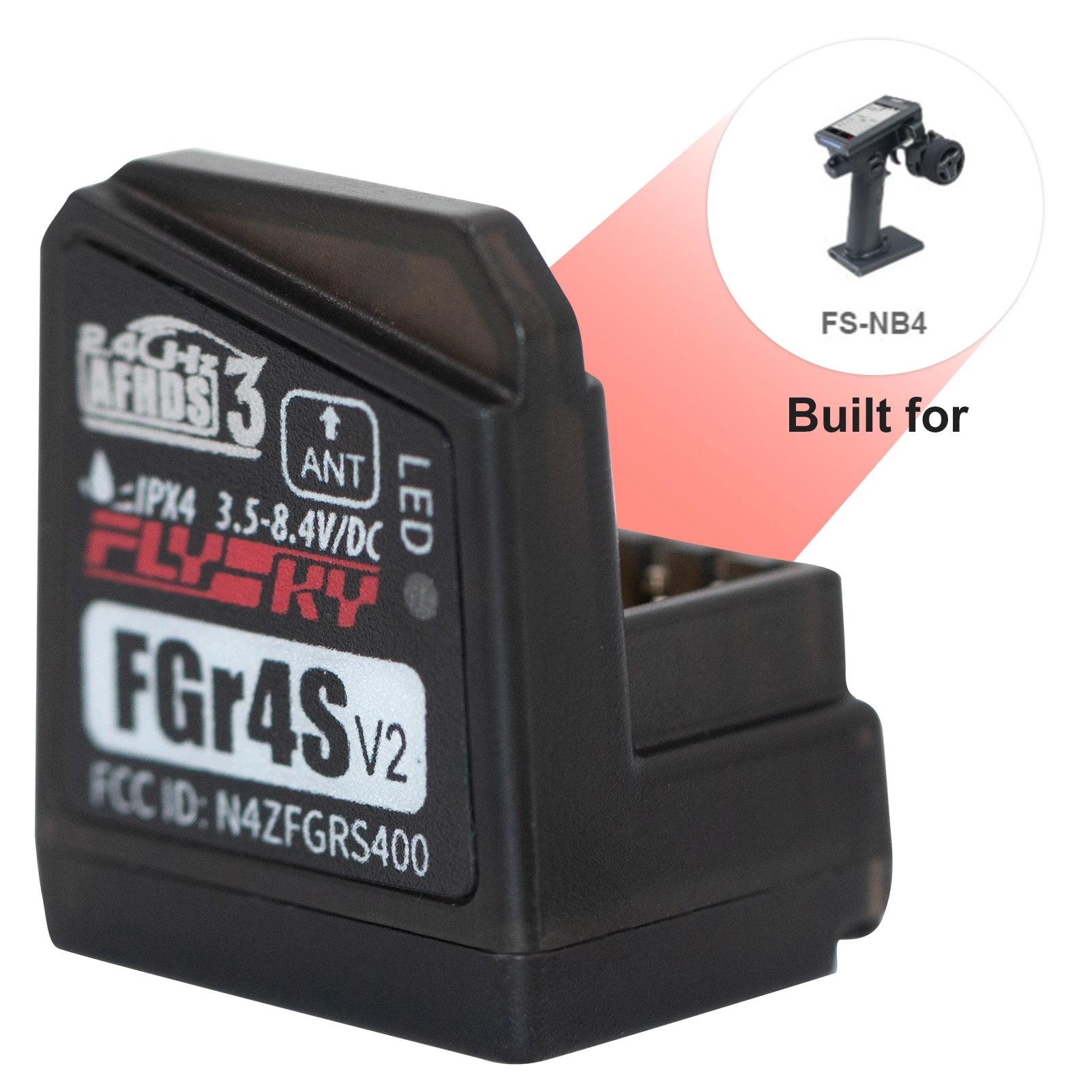 Flysky Micro Receiver for NB4-V2 NOBLE Radio System