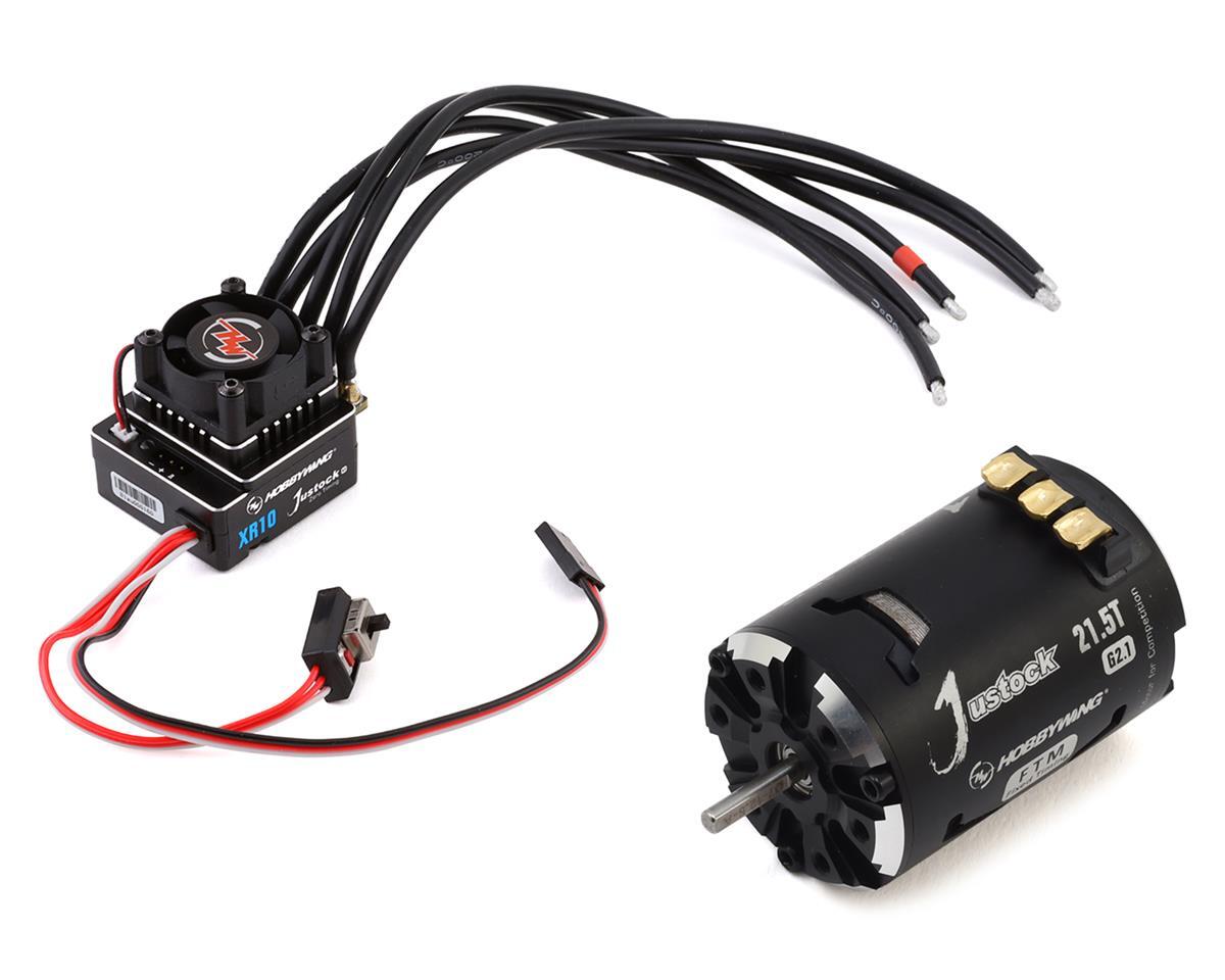 HOBBYWING 38020322 XR10 JUSTOCK G3 SENSORED BRUSHLESS ESC/SD G2.1 MOTOR COMBO (21.5T)