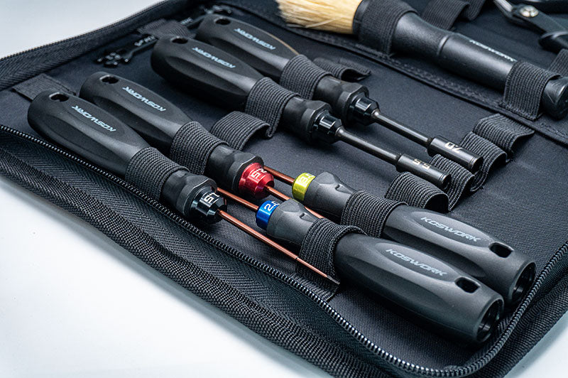 11pcs Tool Set (w/Parts Box & Tool Bag) (Light Tri Handle)