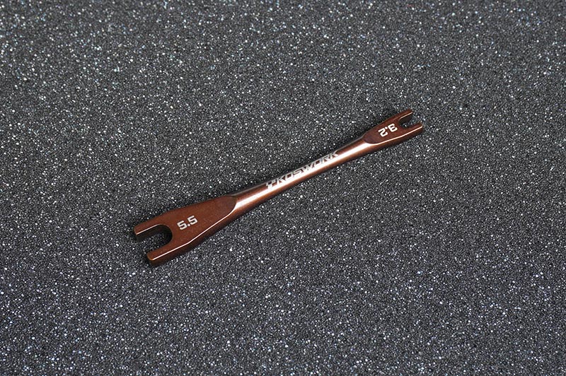 Steel Turnbuckle Wrench (3.2mm & 5.5mm) (For Associated, Xray & 3mm Nut)