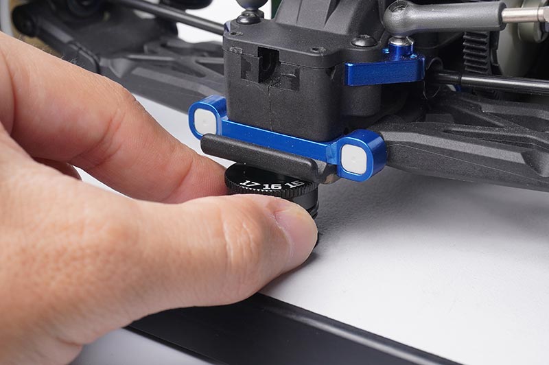 12~22mm Adjustable Ride Height Gauge (w/KOS13362 5mm block) (1/10 Buggy)