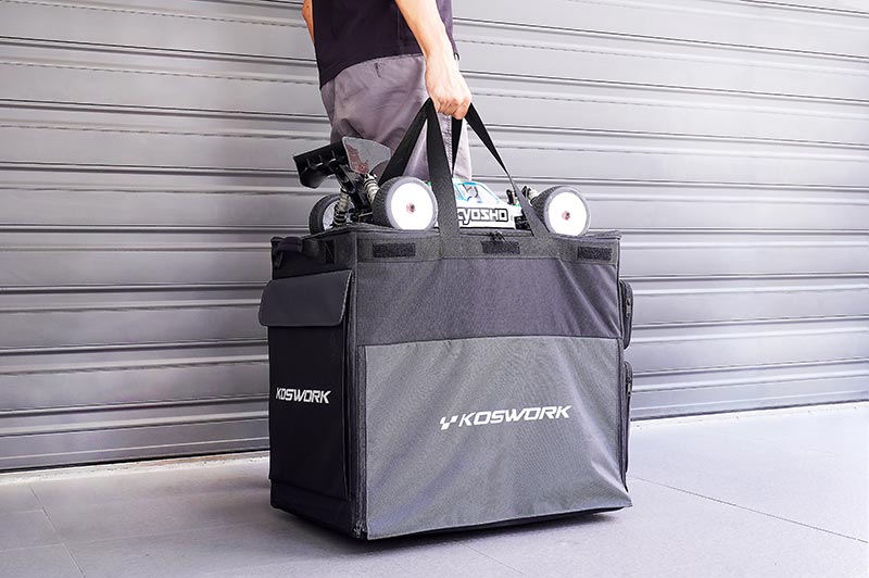 1/8 & 1/10 Pit Bag V2 (Top Open design, w/KOS32120-510BK Lid)