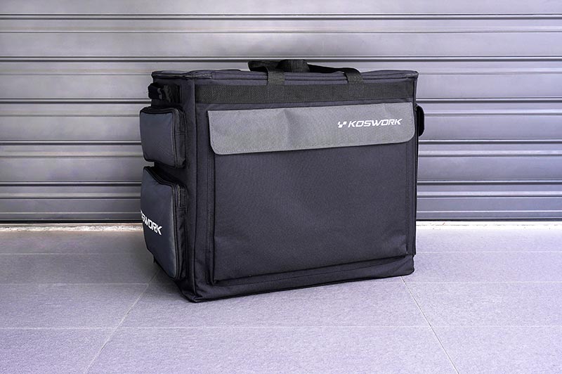 1/8 & 1/10 Pit Bag V2 (Top Open design, w/KOS32120-510BK Lid)