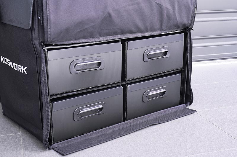 1/8 & 1/10 Pit Bag V2 (Top Open design, w/KOS32120-510BK Lid)