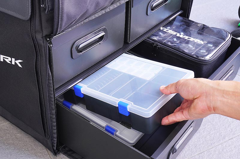 1/8 & 1/10 Pit Bag V2 (Top Open design, w/KOS32120-510BK Lid)