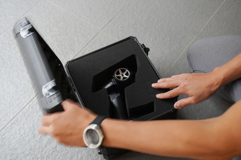 Mini Black V2 Aluminum Carry Case (w/Flysky Noble NB4 foam)