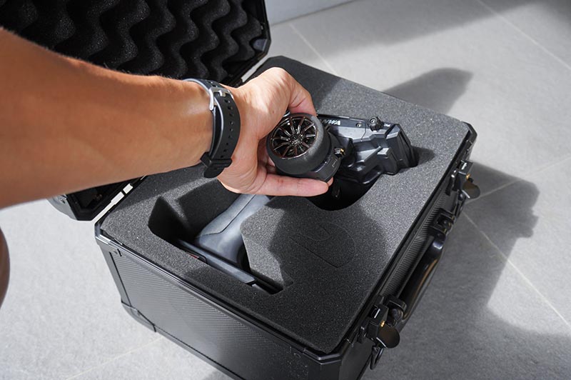 Mini Black V2 Aluminum Carry Case (w/Flysky Noble NB4 foam)