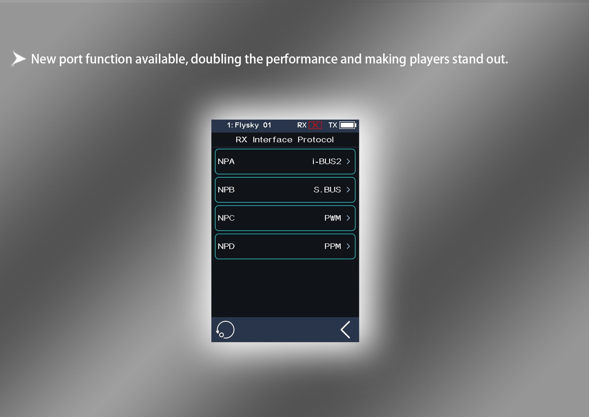 Flysky NB4 PRO+ 2.4G Touch Screen Radio Transmitter