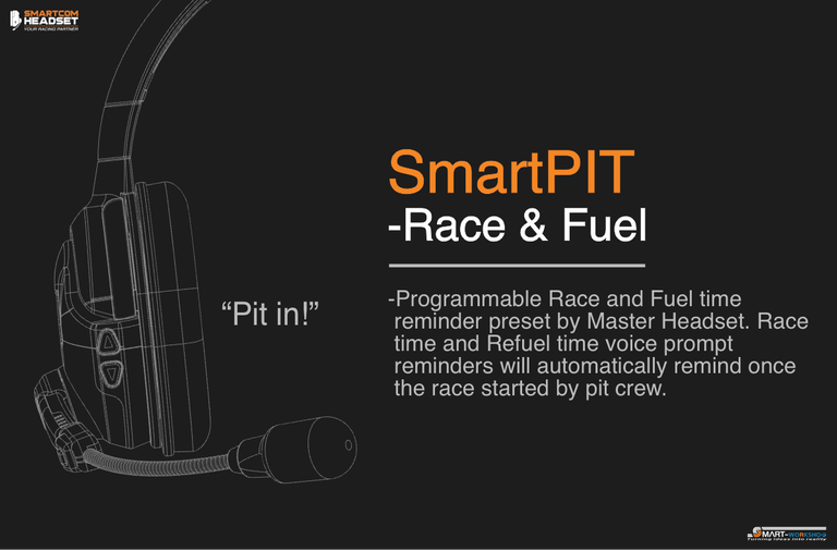 SMART WORKSHOP SMART-COM HEADSET 2PCS - BLACK/BLUE - SCH-8286-17