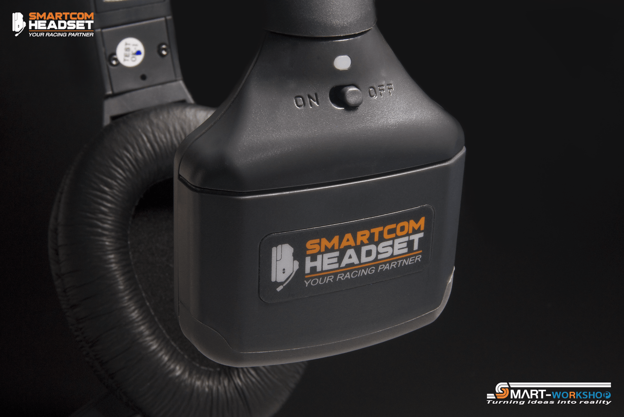 SMART WORKSHOP SMART-COM HEADSET 2PCS - BLACK/BLUE - SCH-8286-17