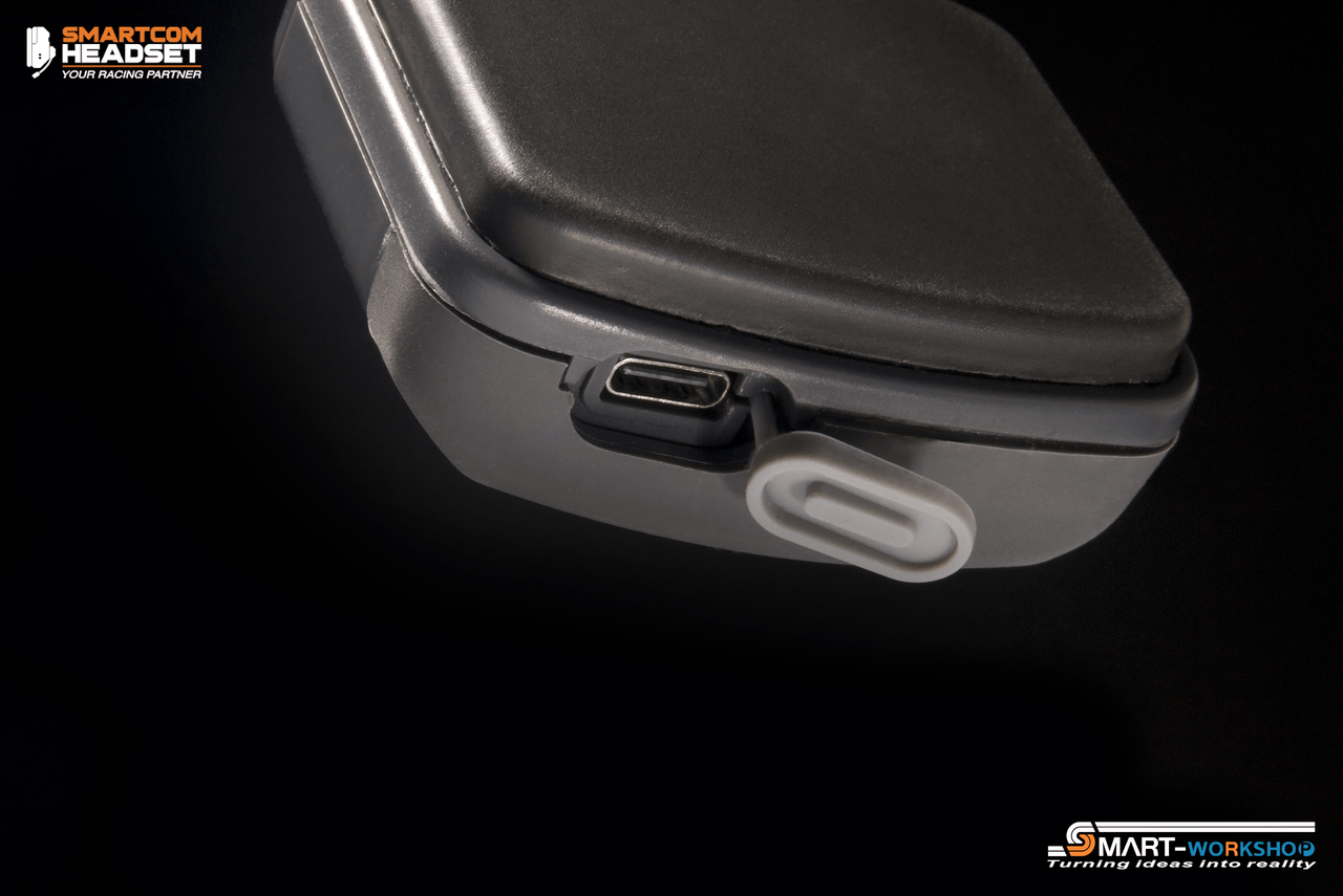 SMART WORKSHOP SMART-COM HEADSET 2PCS - BLACK/BLUE - SCH-8286-17