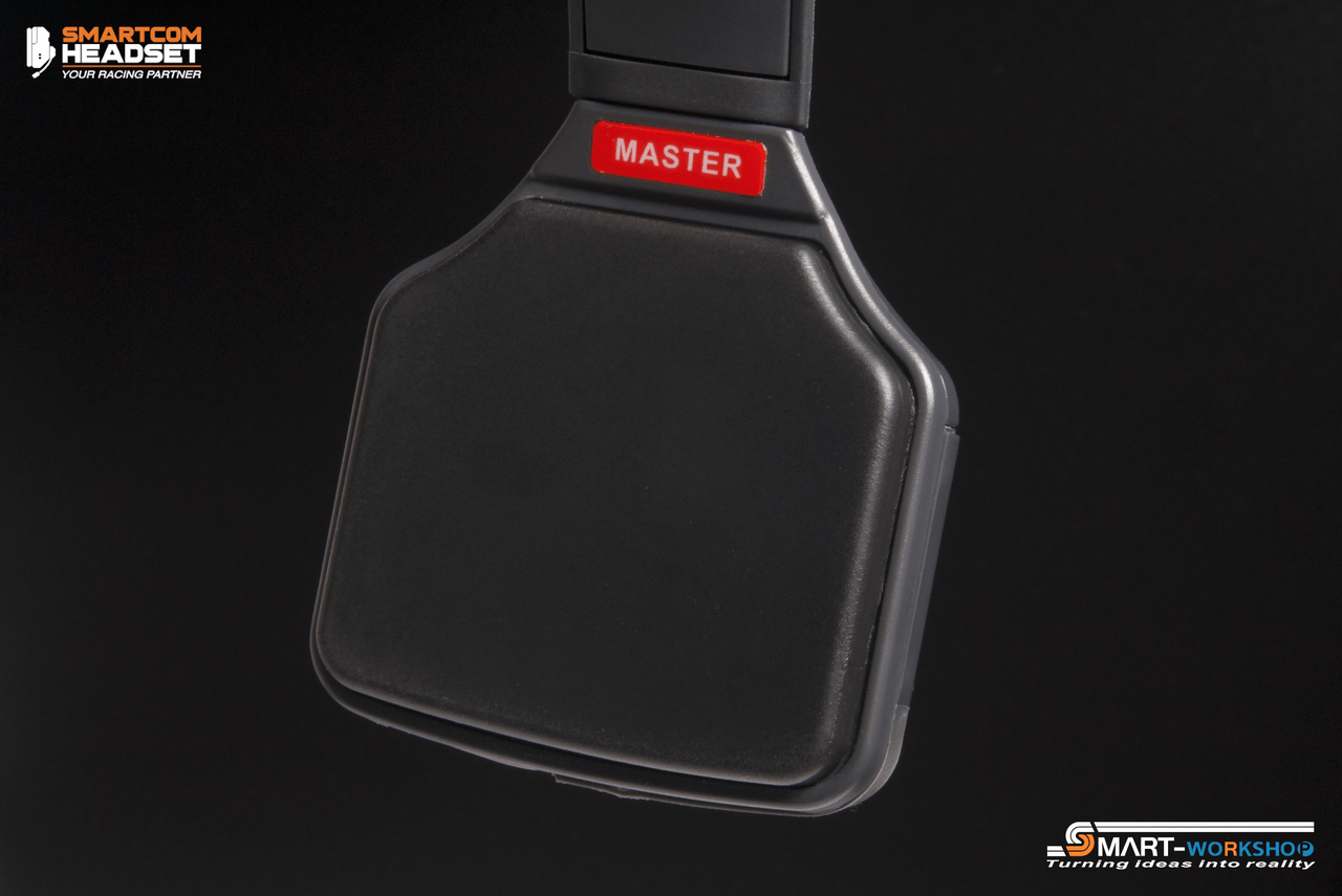 SMART WORKSHOP SMART-COM HEADSET 2PCS - BLACK/BLUE - SCH-8286-17