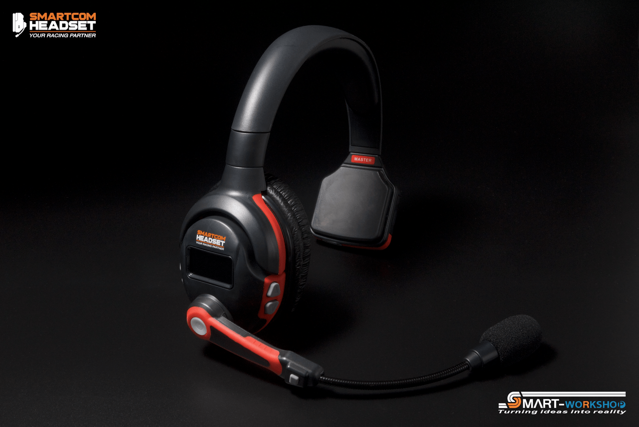 SMART WORKSHOP SMART-COM HEADSET 2PCS - BLACK/BLUE - SCH-8286-17