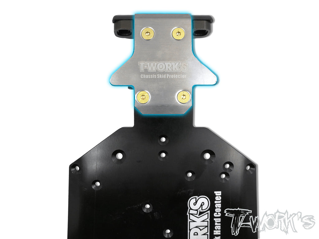 TO-235-K Stainless Steel Front Chassis Skid Protector ( Kyosho MP9/MP9e EVO/MP10 /MP10E) 2pcs.