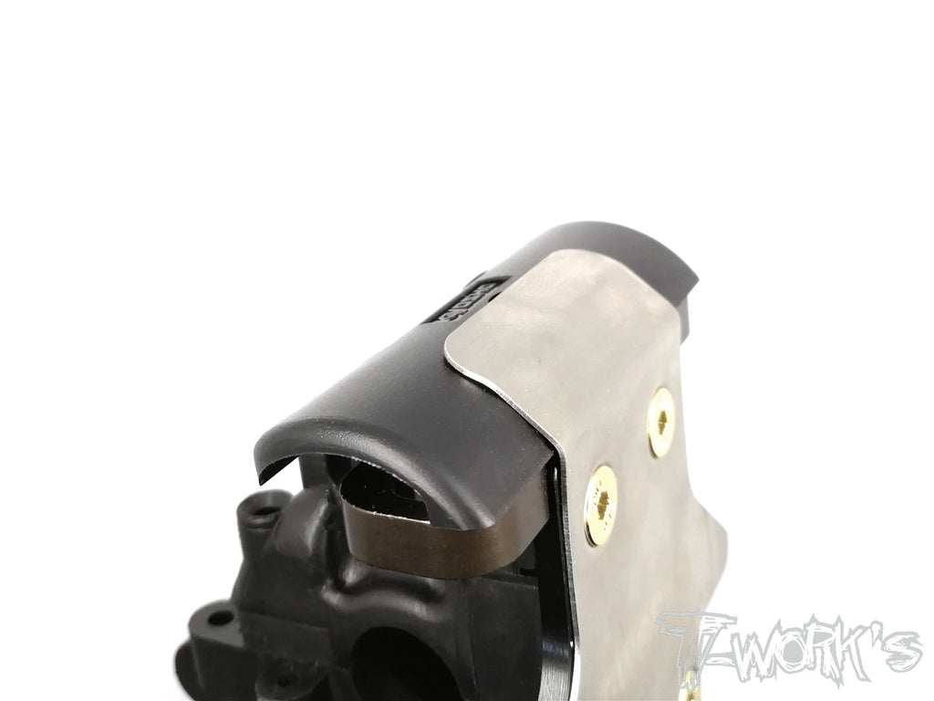 TO-235-K Stainless Steel Front Chassis Skid Protector ( Kyosho MP9/MP9e EVO/MP10 /MP10E) 2pcs.