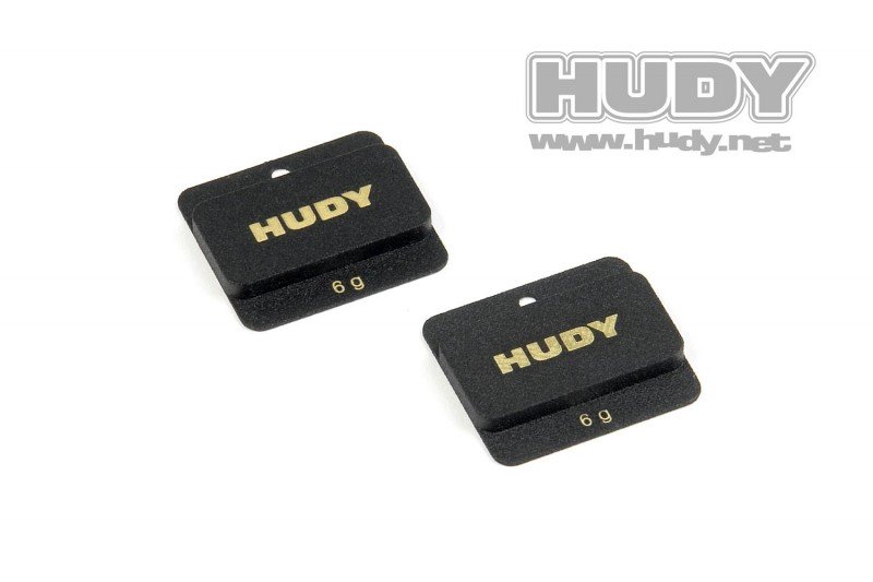 HUDY Lipo Chassis Balancing Weights 6g (2pc)