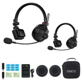CAME-TV WAERO Pro Full Duplex Dual Antenna 1.9G Lightweight Wireless Intercom Headset - 2 Pack