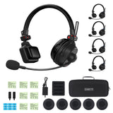 CAME-TV WAERO Pro Full Duplex Dual Antenna 1.9G Lightweight Wireless Intercom Headset - 2 Pack