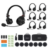 CAME-TV WAERO Pro Full Duplex Dual Antenna 1.9G Lightweight Wireless Intercom Headset - 2 Pack