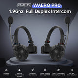 CAME - TV WAERO Pro Full Duplex Dual Antenna 1.9G Lightweight Wireless Intercom Headset - Remote - CAME - TV