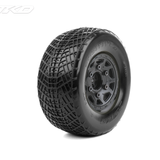 JETKO Positive 1/10 SCT Mounted Tyres (Pre-Glued) NEW OFFSET (+3 OFFSET TO SUIT AE )