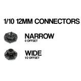 JETKO Positive 1/10 SCT Mounted Tyres (Pre-Glued) NEW OFFSET (+3 OFFSET TO SUIT AE )