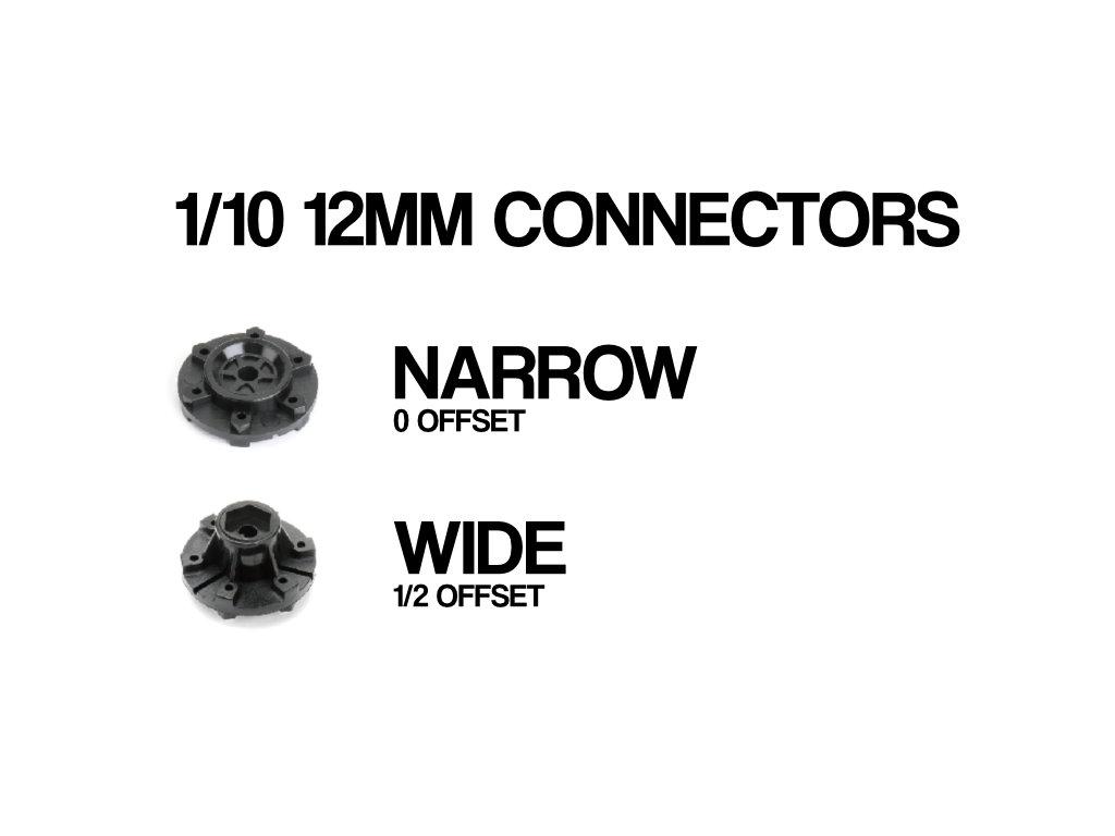 JETKO Positive 1/10 SCT Mounted Tyres (Pre-Glued) NEW OFFSET (+3 OFFSET TO SUIT AE )