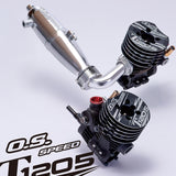 O.S. Speed T1205 .12 Onroad Engine & Pipe Combo