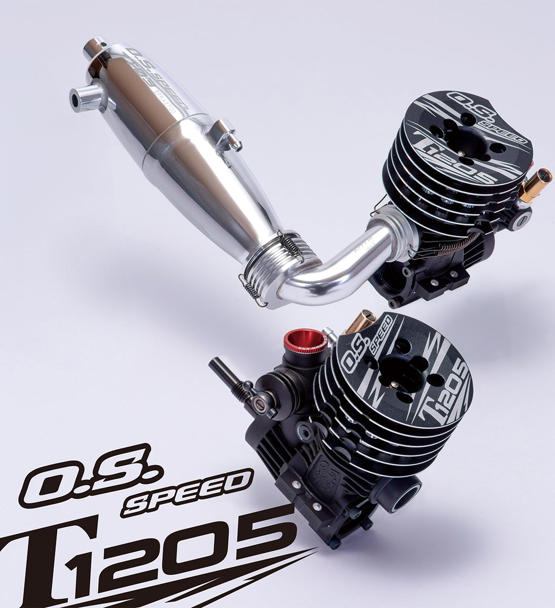 O.S. Speed T1205 .12 Onroad Engine & Pipe Combo