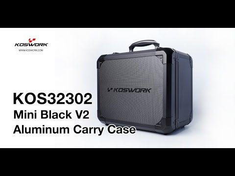 Mini Black V2 Aluminum Carry Case (w/Flysky Noble NB4 foam)