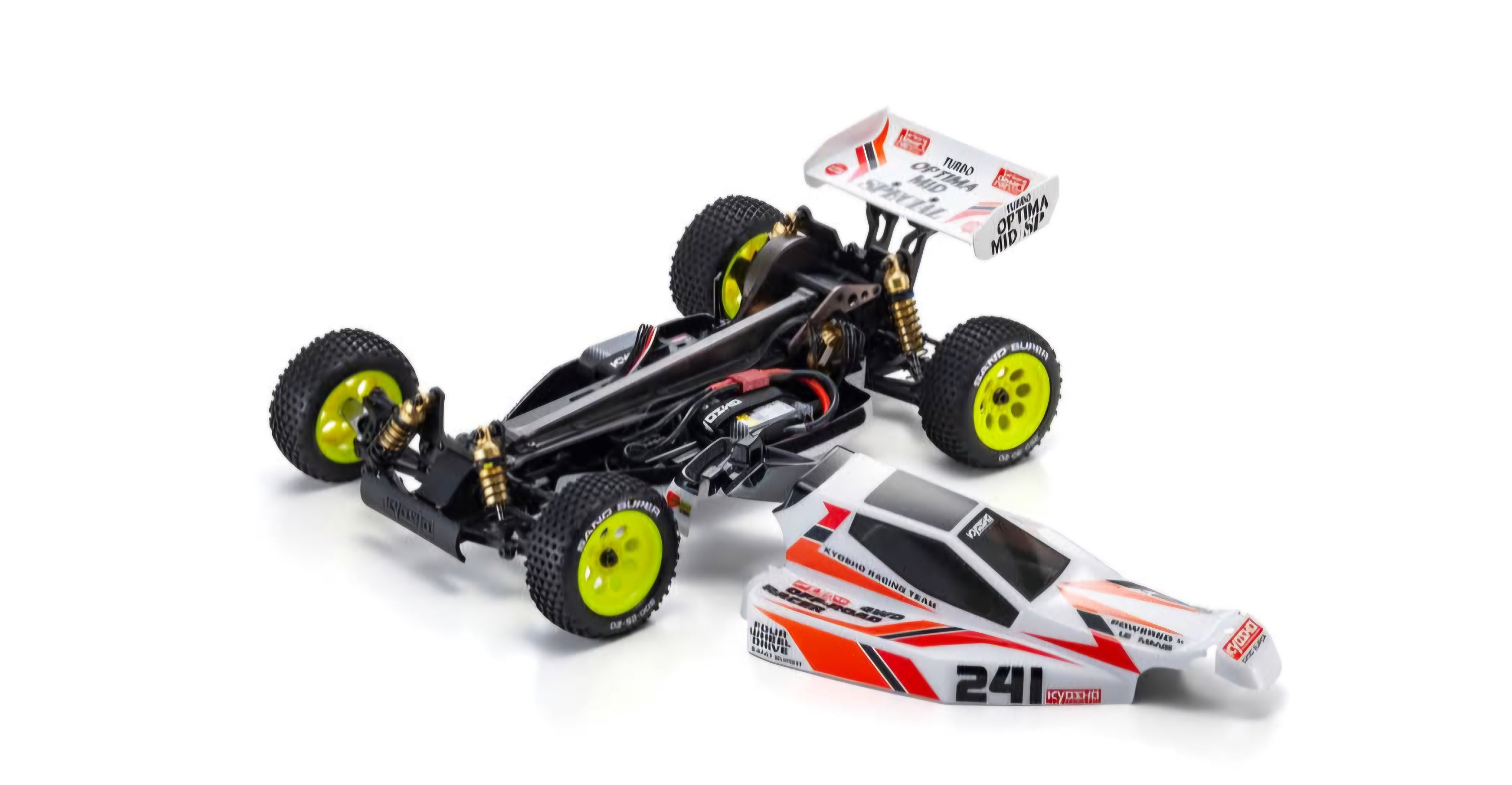 Kyosho 1/10 4wd Turbo Optima Mid Special Buggy